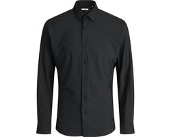 Jack & Jones Overhemd Jprblaactive Stretch Ls Shirt Ln 12282199 Black Mannen Maat - M