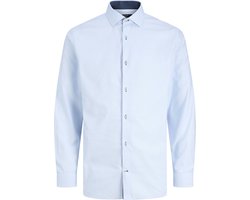 Jack & Jones Overhemd Jprblaparker Detail L/s Shirt Noos 12260641 Cashmere Blue Mannen Maat - S
