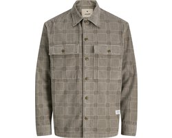 Jack & Jones Overhemd Jprbluwill Corduroy L/s Overshirt S 12282350 Brindie/check Mannen Maat - M
