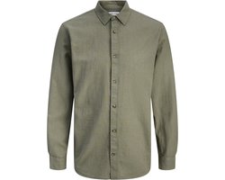 Jack & Jones Summer Linen Blend LS Overhemd Heren - Maat XXL