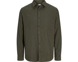 JACK&JONES - JJECLASSIC MELANGE SHIRT L/S NOOS - Heren - Overhemden
