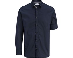 JACK&JONES - JJHENRY SLUB DETAIL SHIRT LS - Heren - Overhemden
