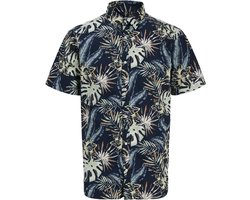 JACK&JONES - JJHONOLULU AOP SHIRT SS - Heren - Overhemden