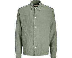 JACK&JONES - JORNANTUCKET DOUBLE CLOTH SHIRT LS - Heren - Overhemden