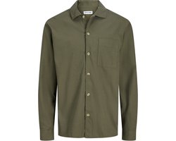 JACK&JONES PLUS - JJETRISTAN OVERSHIRT LS PLS - Heren - Overhemden