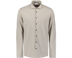 Jersey hemd in melange kleur