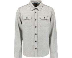 Jersey twill overshirt