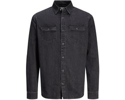 Jj Rebel Austin Wi 500 Overhemd Met Lange Mouwen Zwart M Man