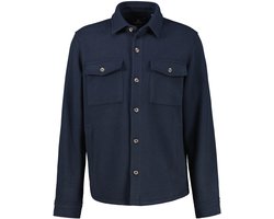 Lerros Jas Urban Style Overhemd Jas In Wollook 2581280 485 Classic Navy Mannen Maat - XL