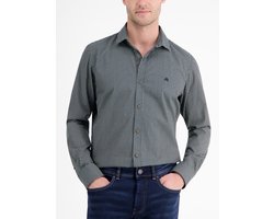 Lerros - Lange mouw overhemd - Heren - 3XL - 756 LIGHT COFFEE - Katoen - 2581352