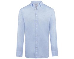 McGregor Overhemd Cotton Linnen Shirt Mm261 6001 02 Light Blue Mannen Maat - XXL