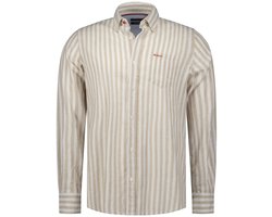 New Zealand Auckland Overhemd Shirt Long Sleeve 26an546 2642 Classic Blue Mannen Maat - XXL