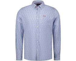 NZA New Zealand Auckland - Lange mouw overhemd - Heren - XXL - Blauw - Katoen - 26AN541