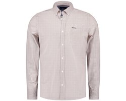 NZA - Rood katoenen overhemd stretch