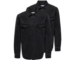 Only & Sons Heren Jeans overhemd 2 pack Bane