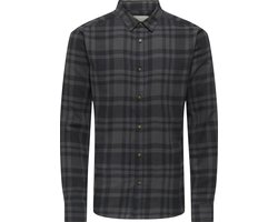 Only & Sons Overhemd Onsgudmund Ls Checked Shirt Noos 22007112 Jet Black/gray Pinstripe Mannen Maat - M