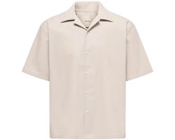 Only & Sons Overhemd Onsreid Reg 0571 Resort Shirt 22036358 Silver Lining Mannen Maat - M