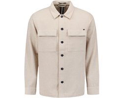 Overshirt met knopen in bouclestof