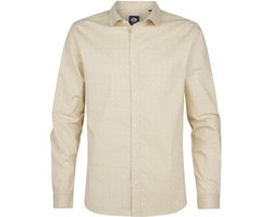 Petrol Industries - Heren Effen Overhemd Door County - Bruin - Maat XL