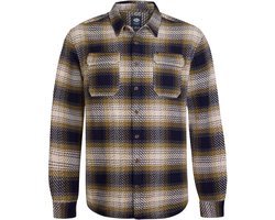 Petrol Industries - Heren Geruite Overhemd Manitowoc - Blauw - Maat 6XL