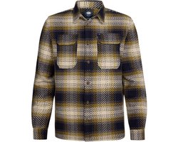 Petrol Industries - Heren Geruite Overshirt Sheboygan - Blauw - Maat XXXL