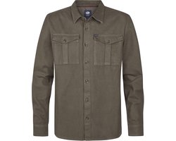 Petrol Industries - Heren Workwear Overhemd Trempealeau - Groen - Maat XXL
