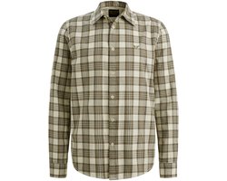 PME Legend Casual hemd lange mouw Beige LONG SLEEVE SHIRT Herringbone PSI2510201/7013