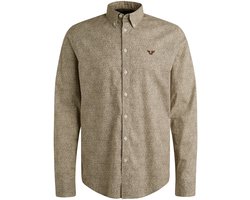 PME Legend - Heren hemd - Maat 3XL - Mannen - Bruin - katoen