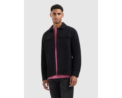 Pure Path Regular fit Flannel Overshirts Black (25030201 - 02)