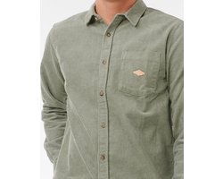 Rip Curl Classic Surf Cord L/S Shirt - Cactus Green