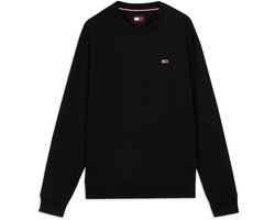 Round Neck Long Sleeve Sweatshirt - Black