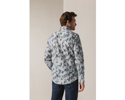 State of Art Overhemd Overhemd Met Een Botanische Print 21425206 5411 Mannen Maat - L