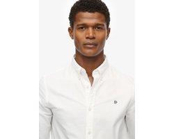 Superdry - Klassiek Oxford Overhemd met Lange Mouwen - Heren - Lange mouwen shirts