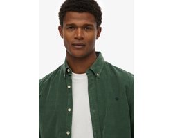 Superdry Overhemd Classic Needle Cord Shirt M4011044a Ice Green Mannen Maat - L