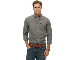 Superdry - Premium Oxford overhemd met ruitjes - Heren - Lange mouwen shirts
