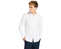 Timberland Mill River Korean Overhemd Met Lange Mouwen Wit L Man