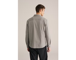 WE Fashion Heren regular fit gebreid overhemd