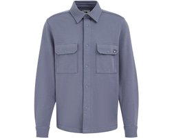 WE Fashion Heren regular fit gebreid overshirt