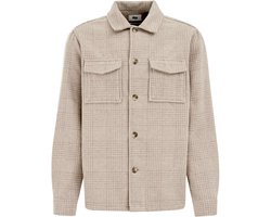 WE Fashion Heren regular fit geweven overshirt met ruit