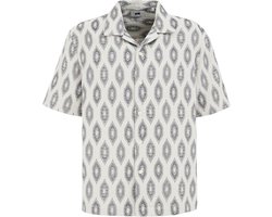 WE Fashion Heren Regular fit overhemd met print