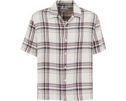 WE Fashion Heren Regular fit overhemd met structuur