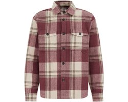 WE Fashion Heren regular fit overshirt met print