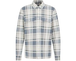 WE Fashion Heren regular fit overshirt met ruit