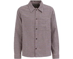 WE Fashion Heren relaxed fit flanellen overhemd met ruit