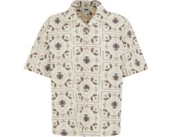 WE Fashion Heren relaxed fit overhemd met print