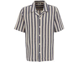 WE Fashion Heren relaxed fit overhemd met structuur