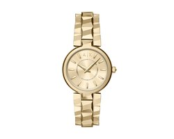 Armani Exchange AX4407 Vrouwen Horloge 34 mm - Goudkleurig