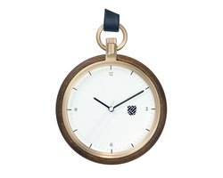 Auteur Watches Memento Cruise - Ebbenhout en Champagne Staal Zakhorloge 44mm