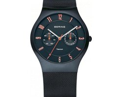BERING 11939-393 - Horloge - Staal - Mat Blauw - Ø 39 mm