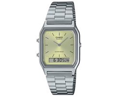 Casio Casio Collection Vintage AQ-230A-9AMQYES Horloge - Staal - Zilverkleurig - Ø 31.5 mm